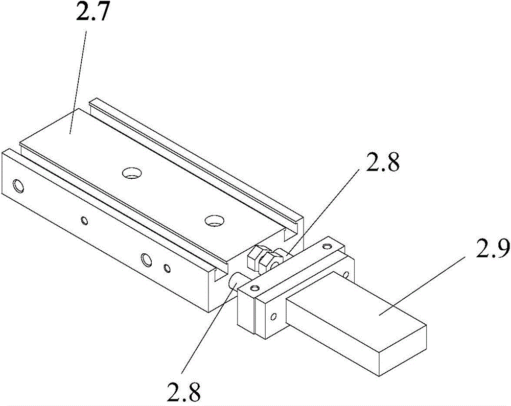 Automatic single-color mosaic-particle lay-up device and lay-up method thereof