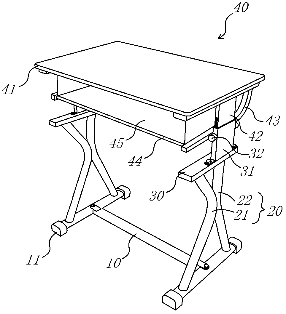 Damping desk