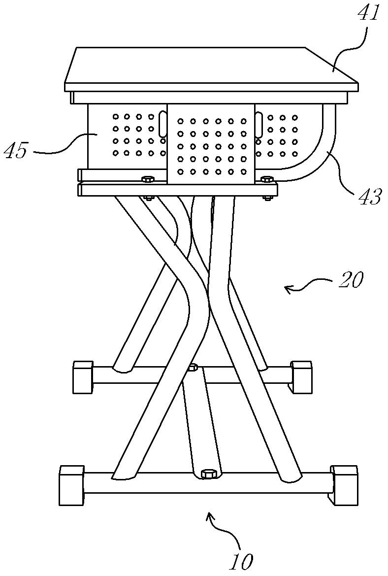 Damping desk