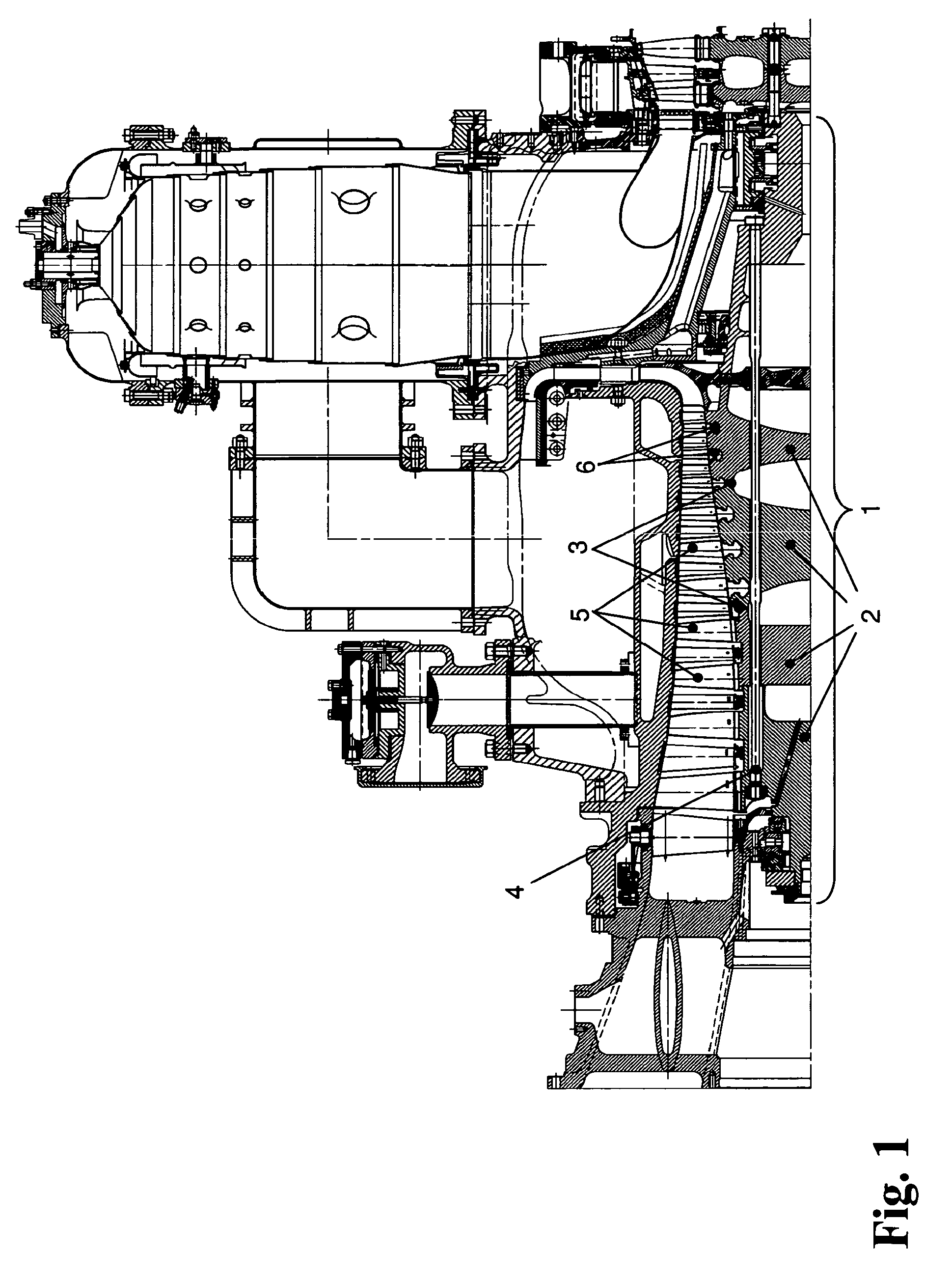 Multi-component bladed rotor for a turbomachine