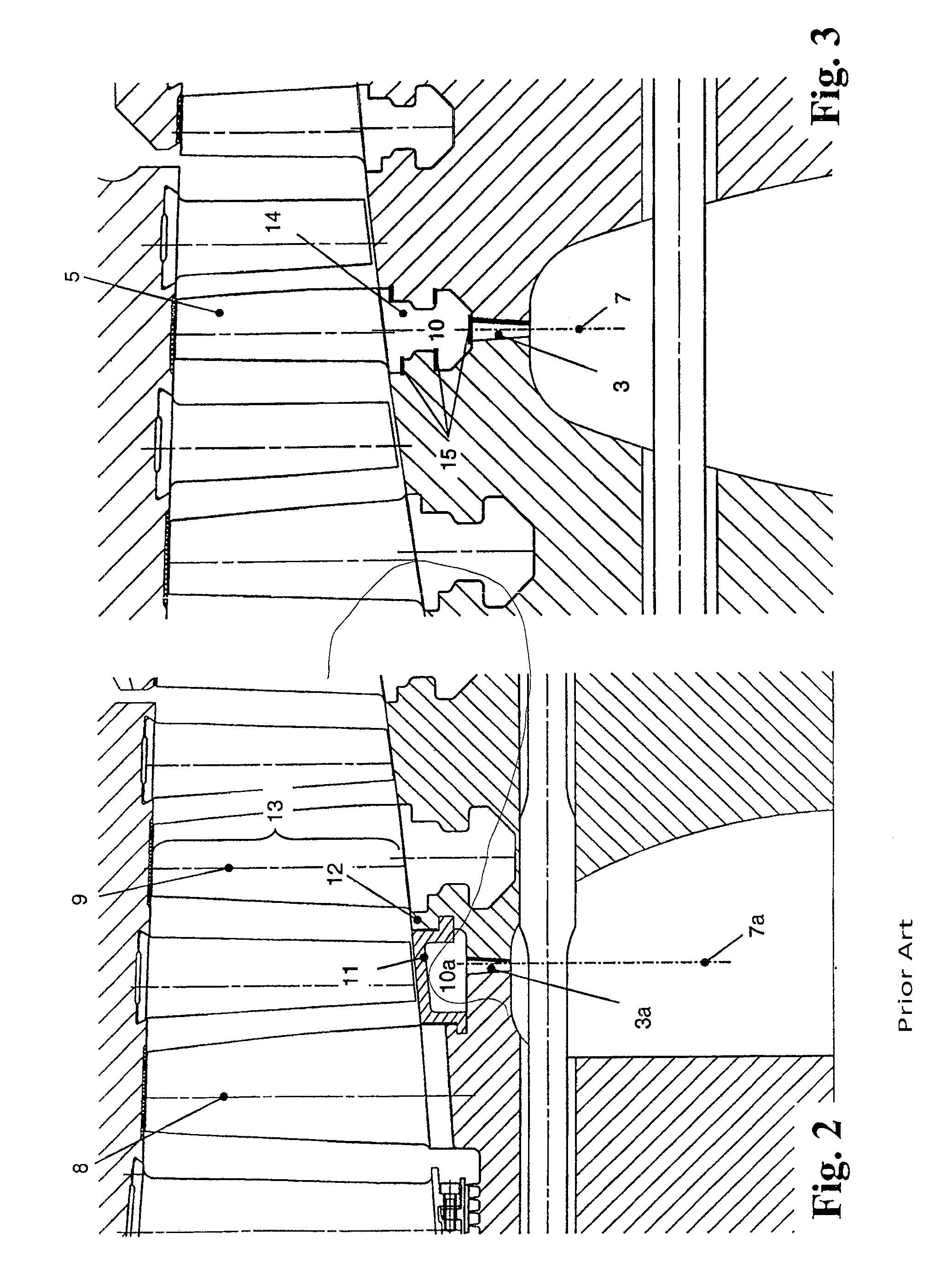 Multi-component bladed rotor for a turbomachine