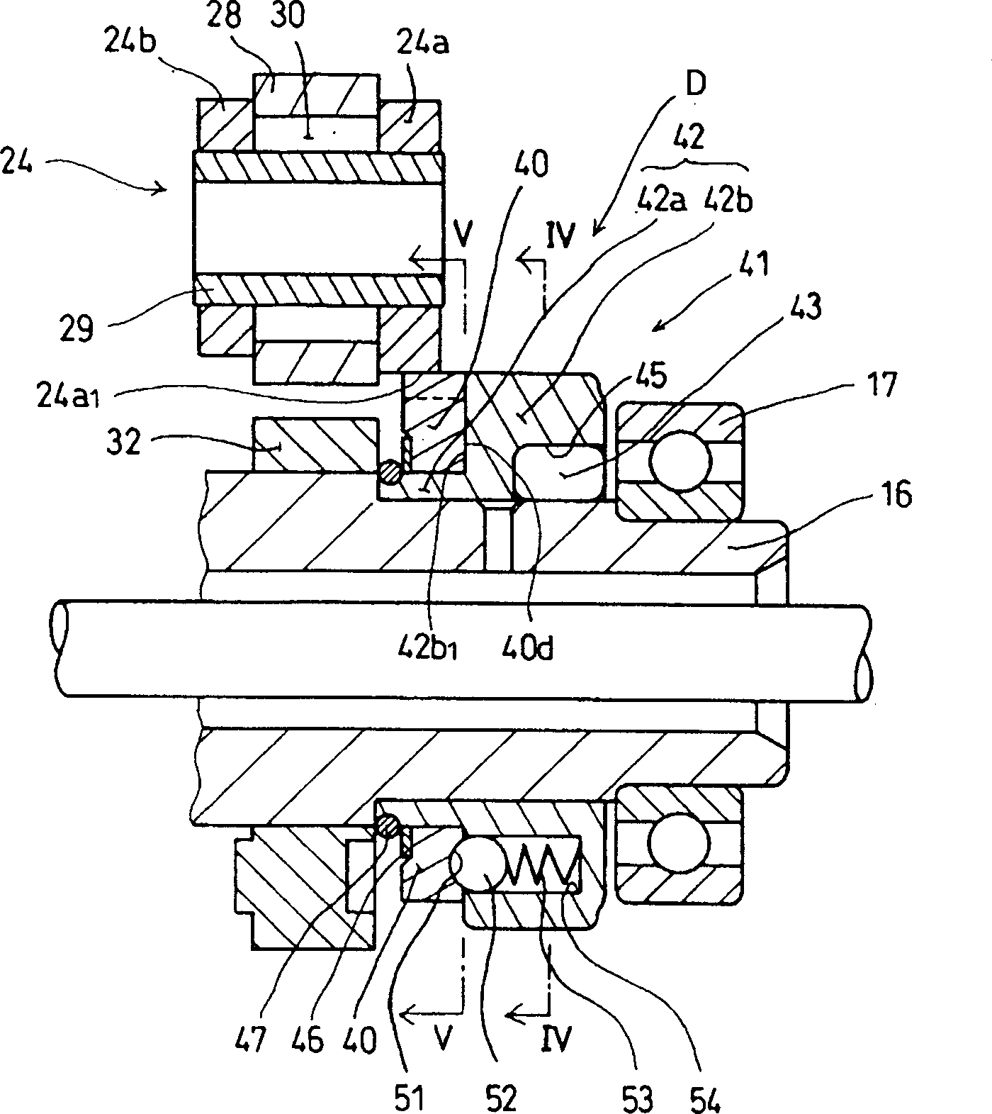 Internal combustion engine starting method and starter