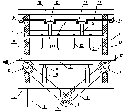Continuous adjustable small-diameter steel pipe cutting device