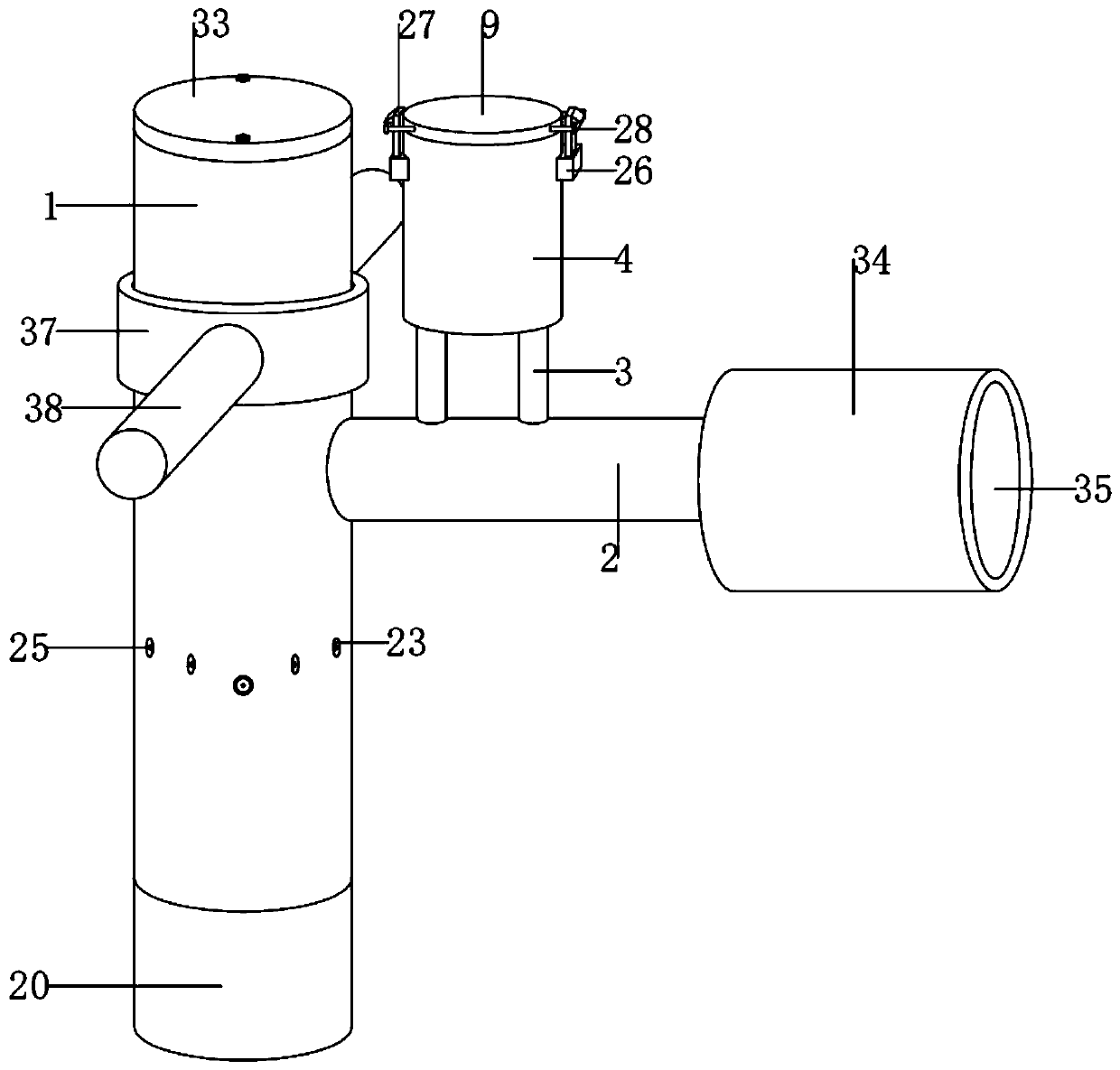 Automatic jet-flow crushing tool for natural gas hydrate solid-state fluidization and mining