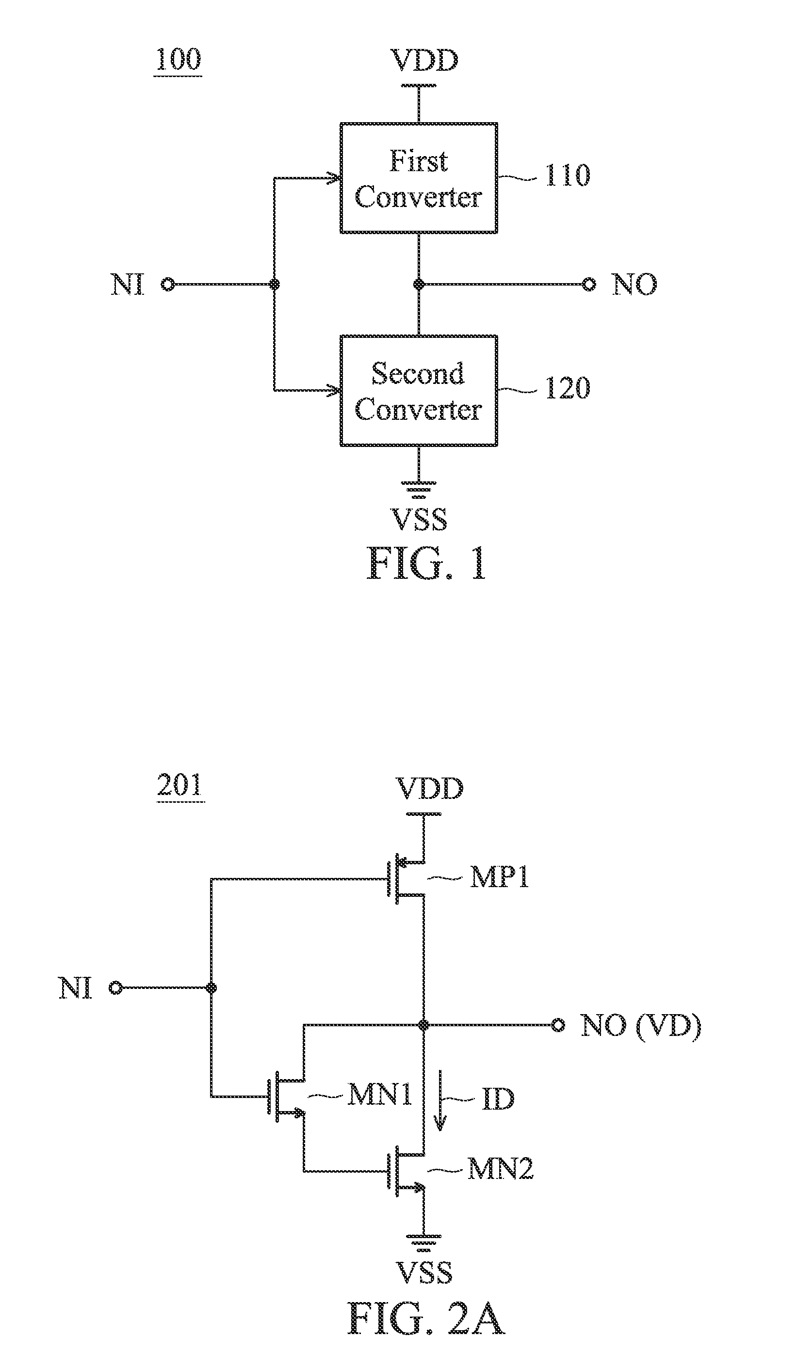 Inverter and ring oscillator with high temperature sensitivity