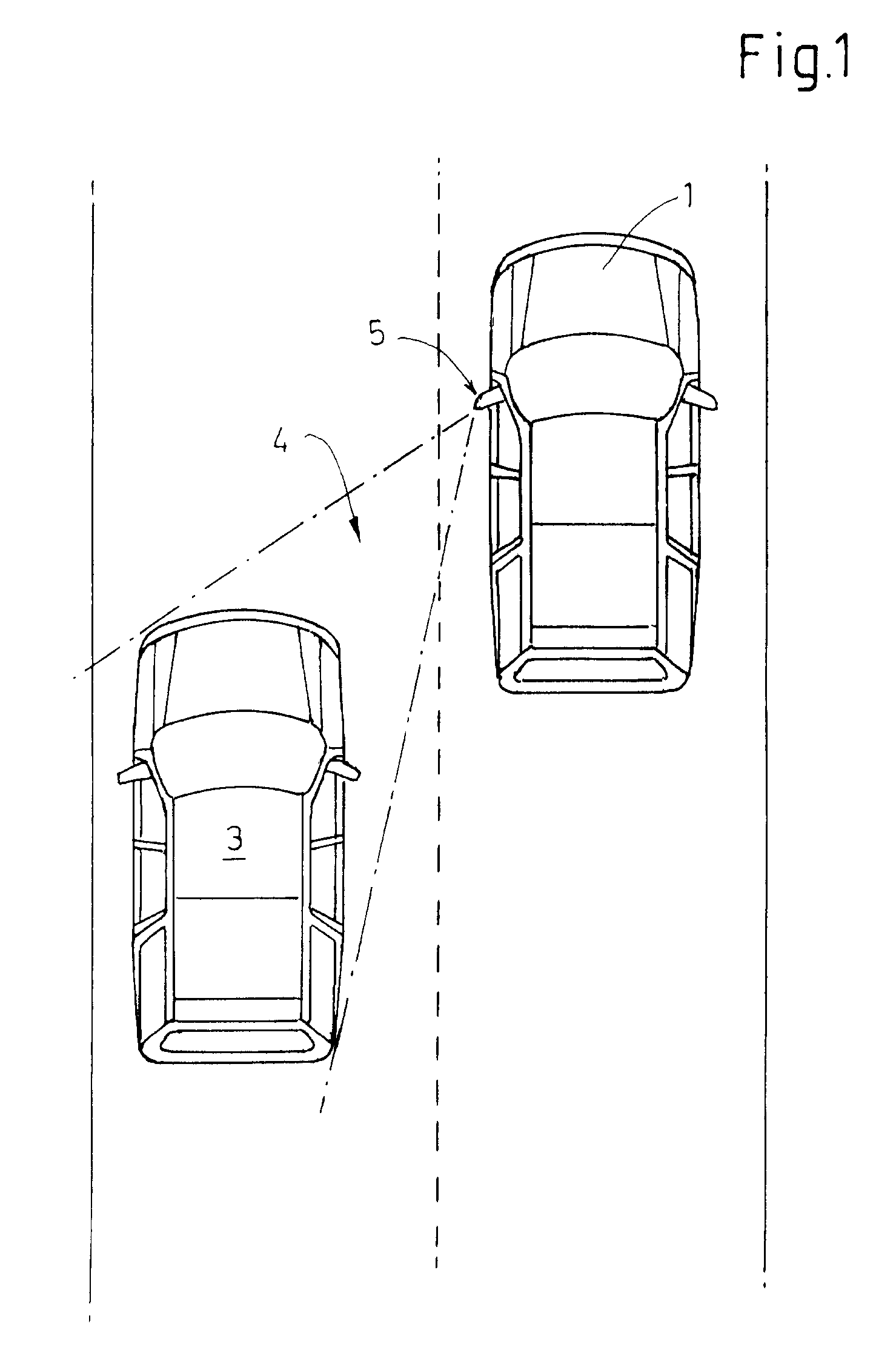 Warning apparatus for a motor vehicle