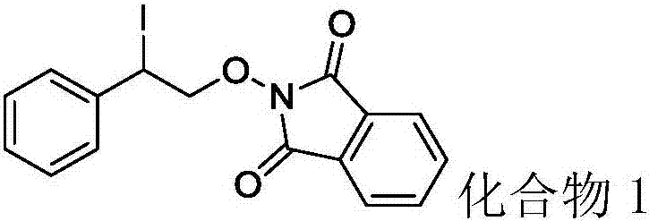 Synthesis method of beta-iodo-N-alkoxyamine compounds