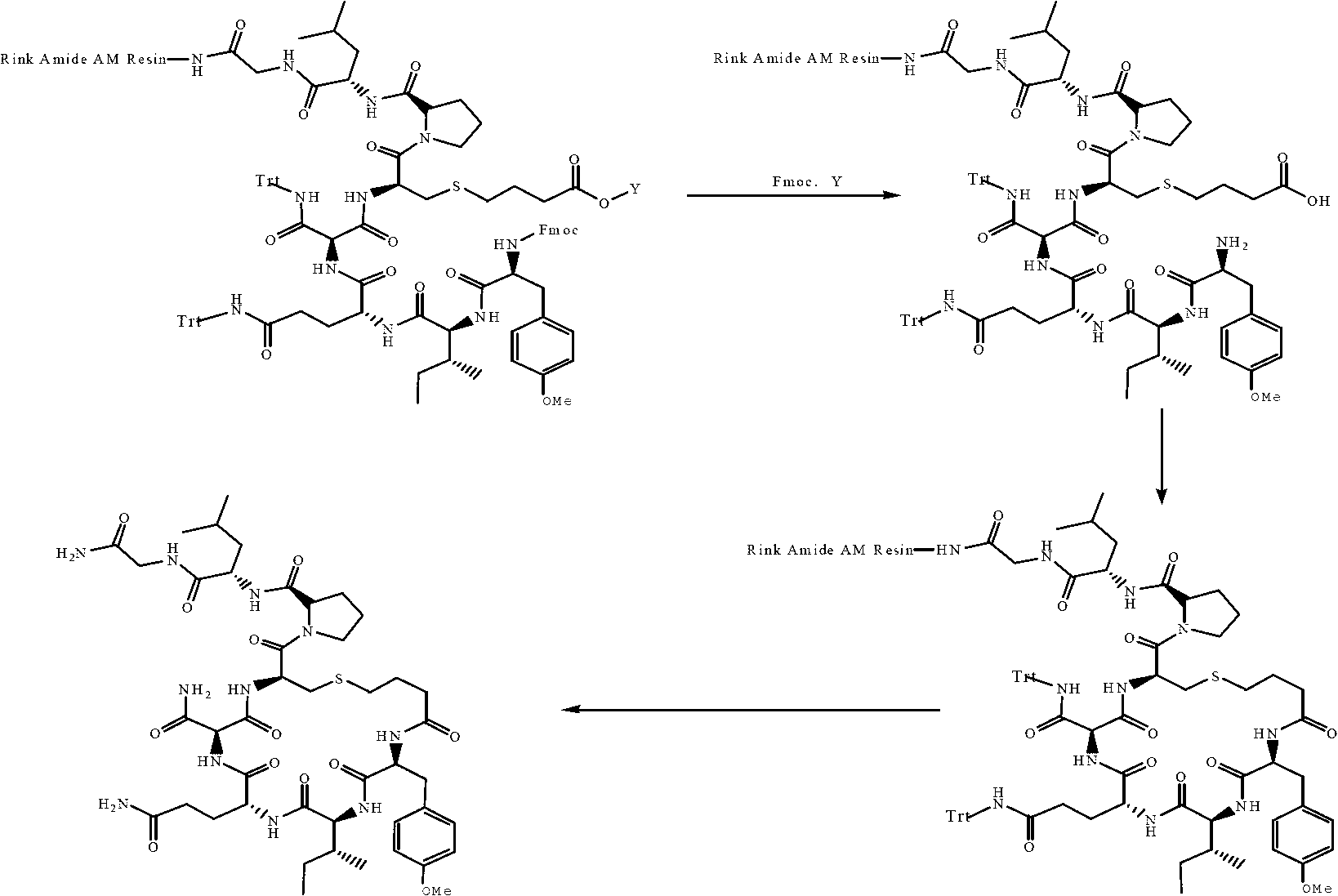 Solid-phase synthesis method of carbetocin