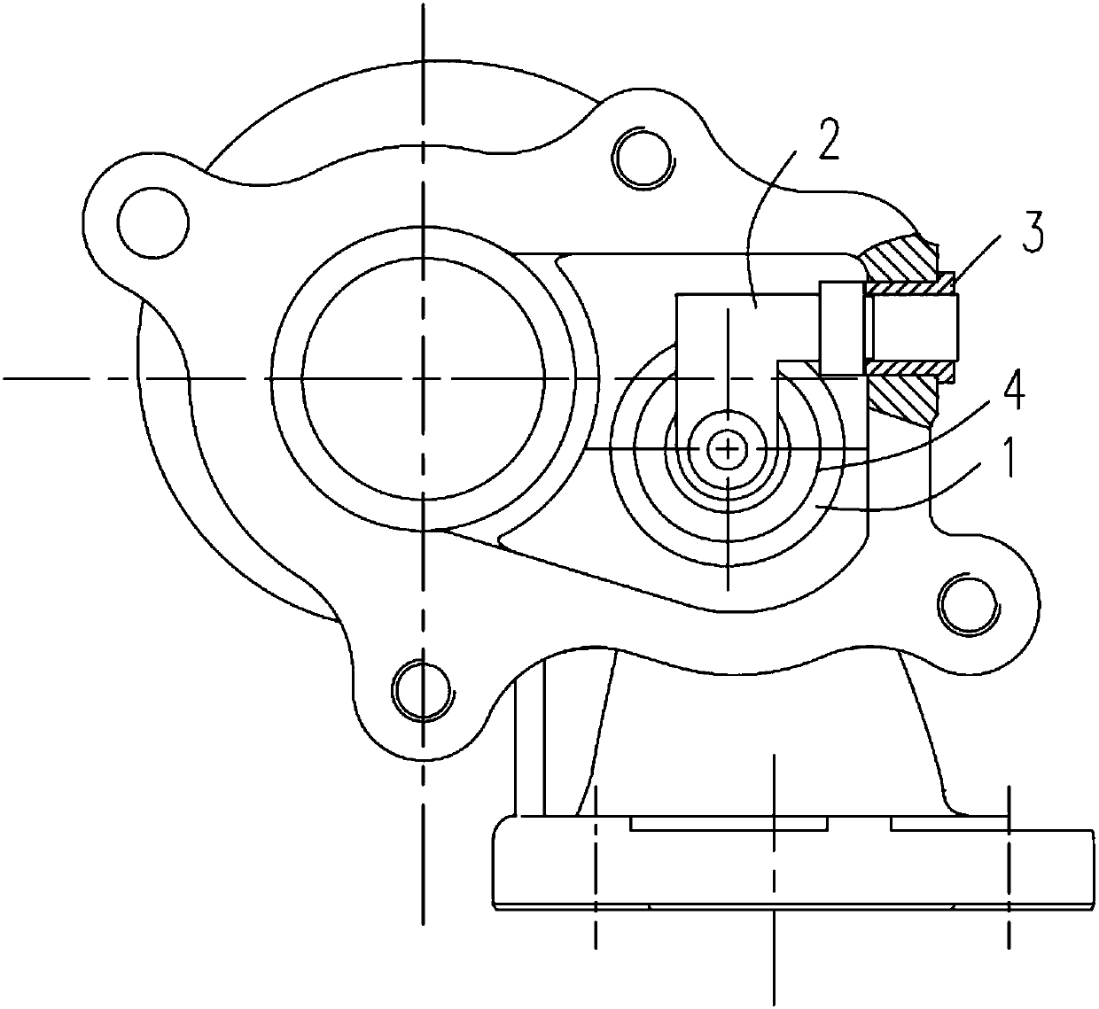 Release valve device for reducing knocking noise of pressurizer valve