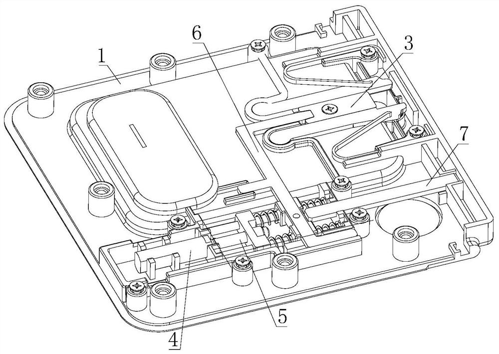 Aviation food trolley safety lock