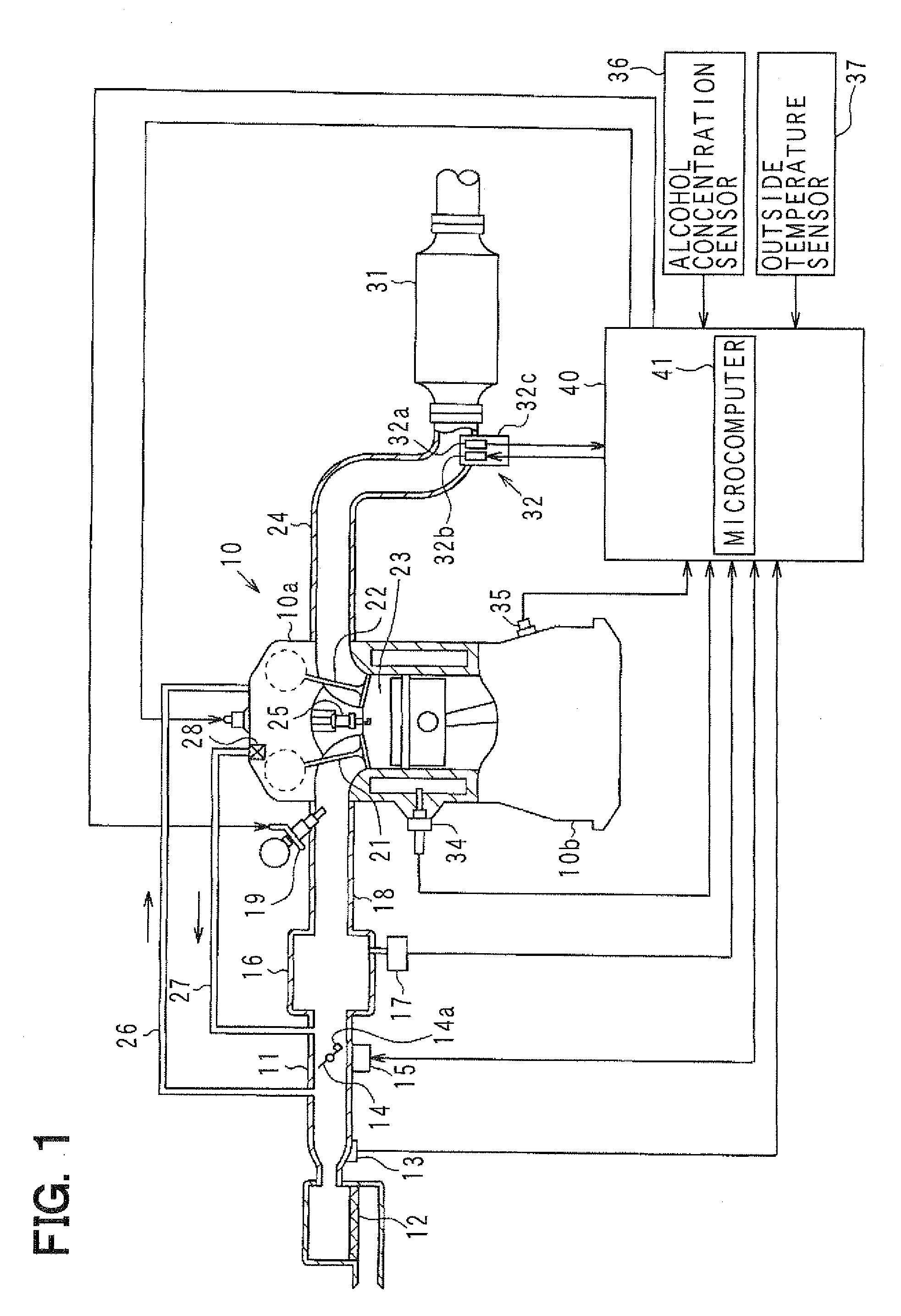 Valve freeze control apparatus and sensor element breakage control apparatus for internal combustion engine