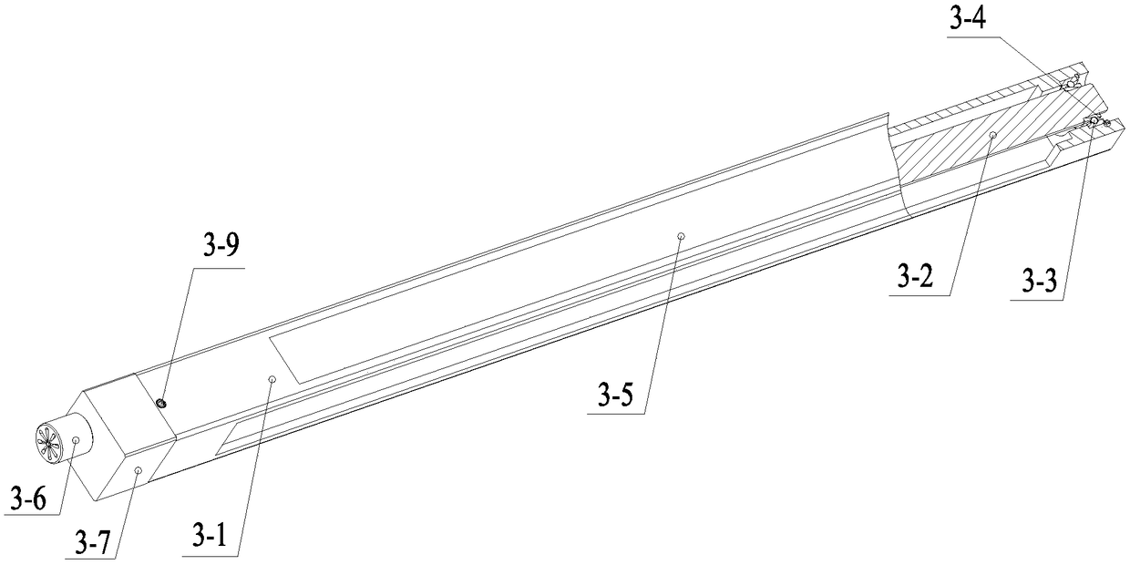 Semi-contact curved surface three-dimensional size measuring device and measuring method thereof