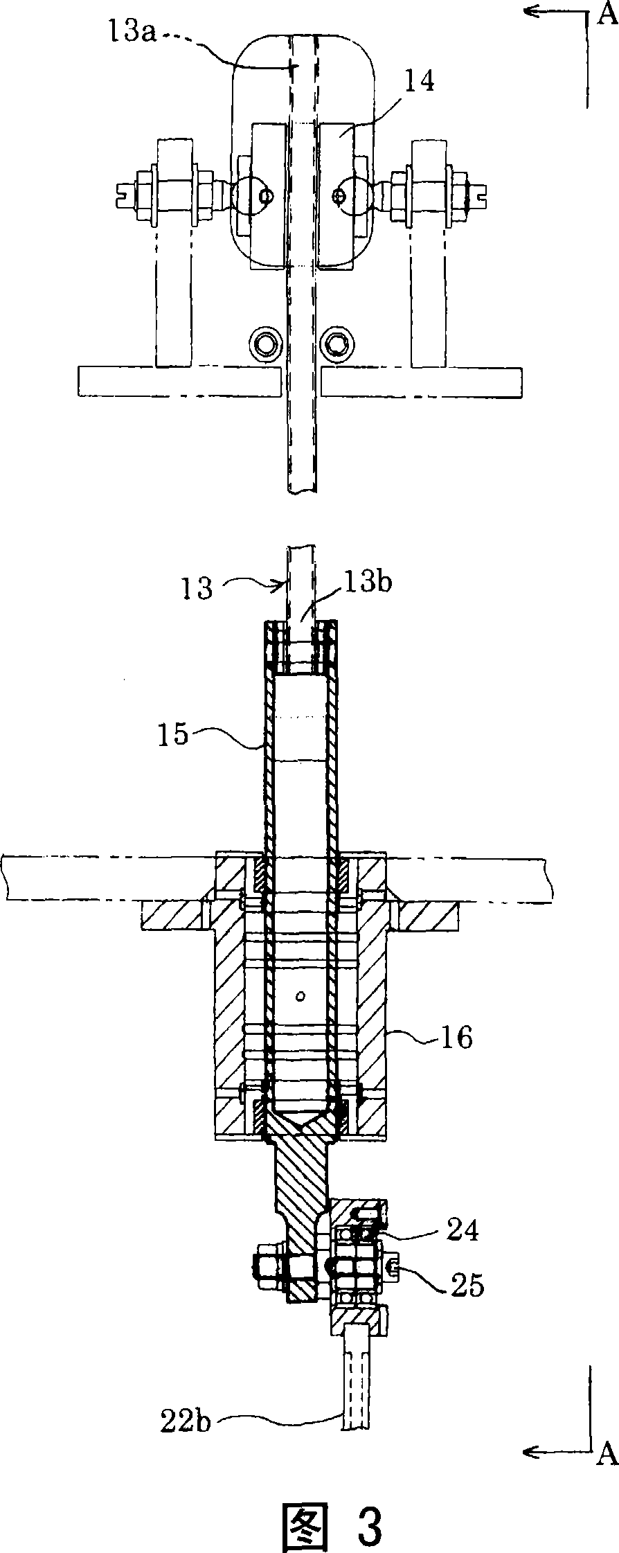 High speed bend test device