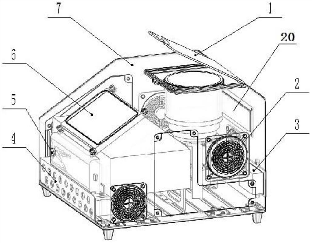 Portable grain quality rapid nondestructive detection and identification device