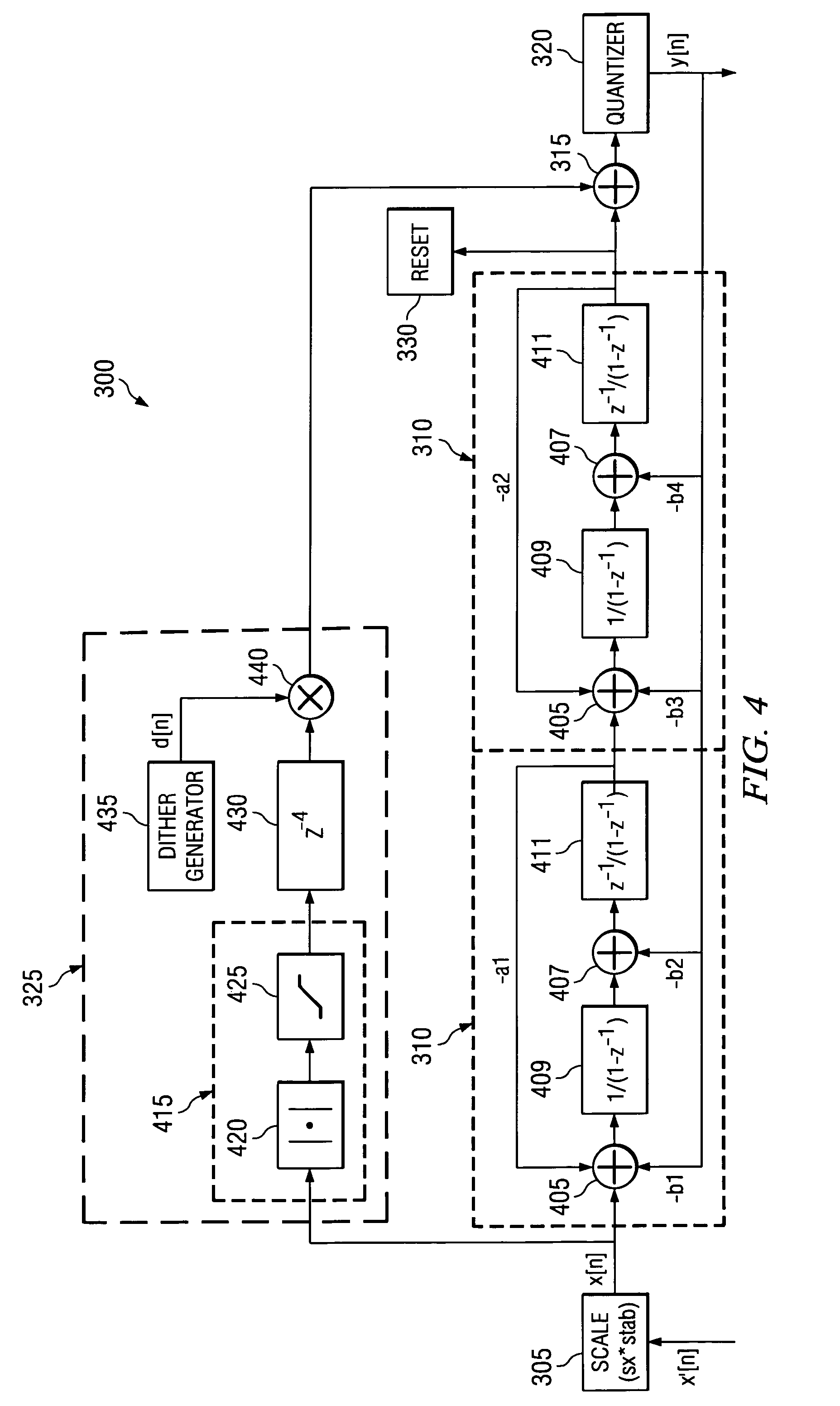 Method and circuit for multi-standard sigma-delta modulator