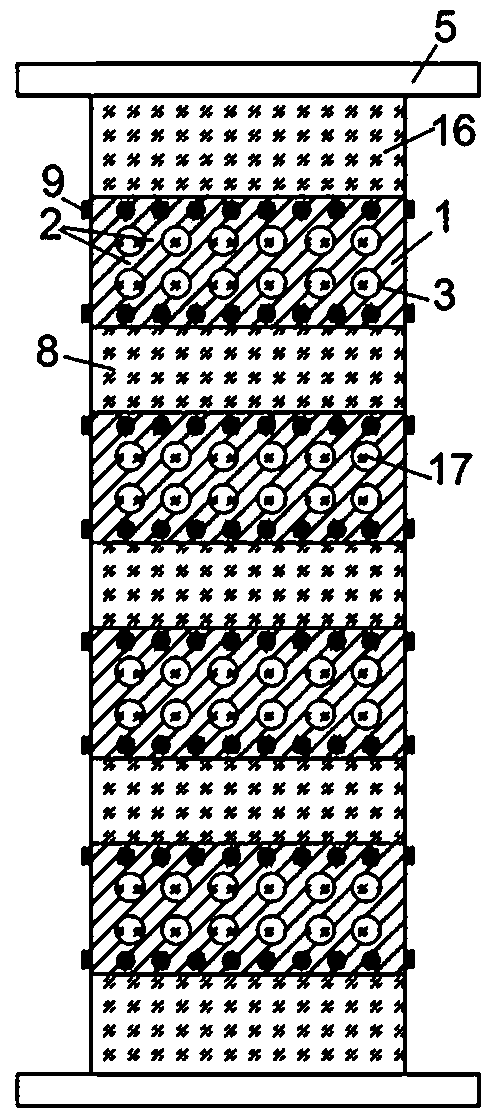 Double-layer combined energy-consuming structure