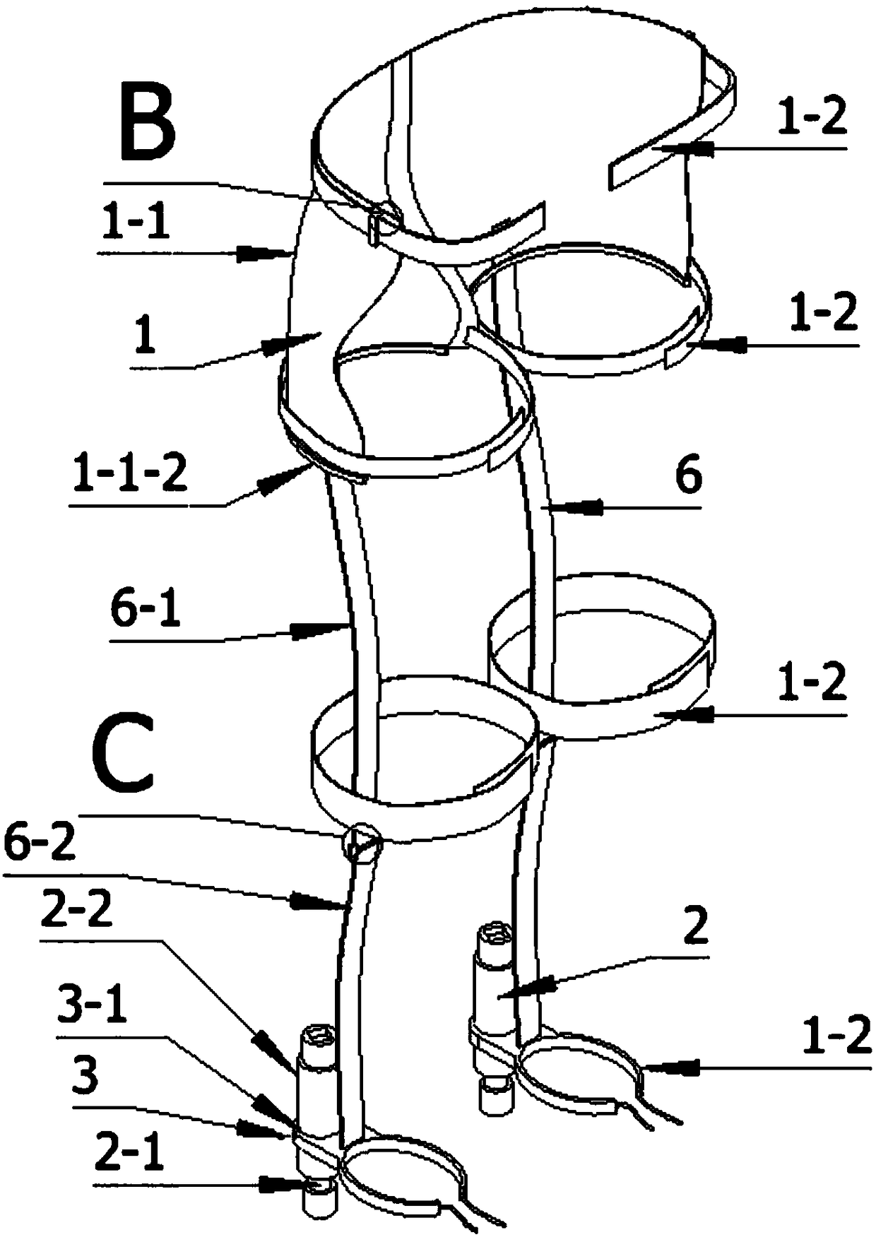 Standing support device