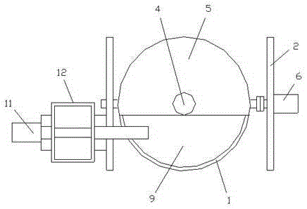Dried tofu stirring device with automatic feeding function