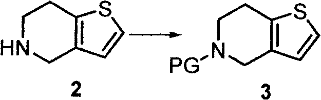Method for preparing prasugrel intermediate and application of method in synthesizing prasugrel