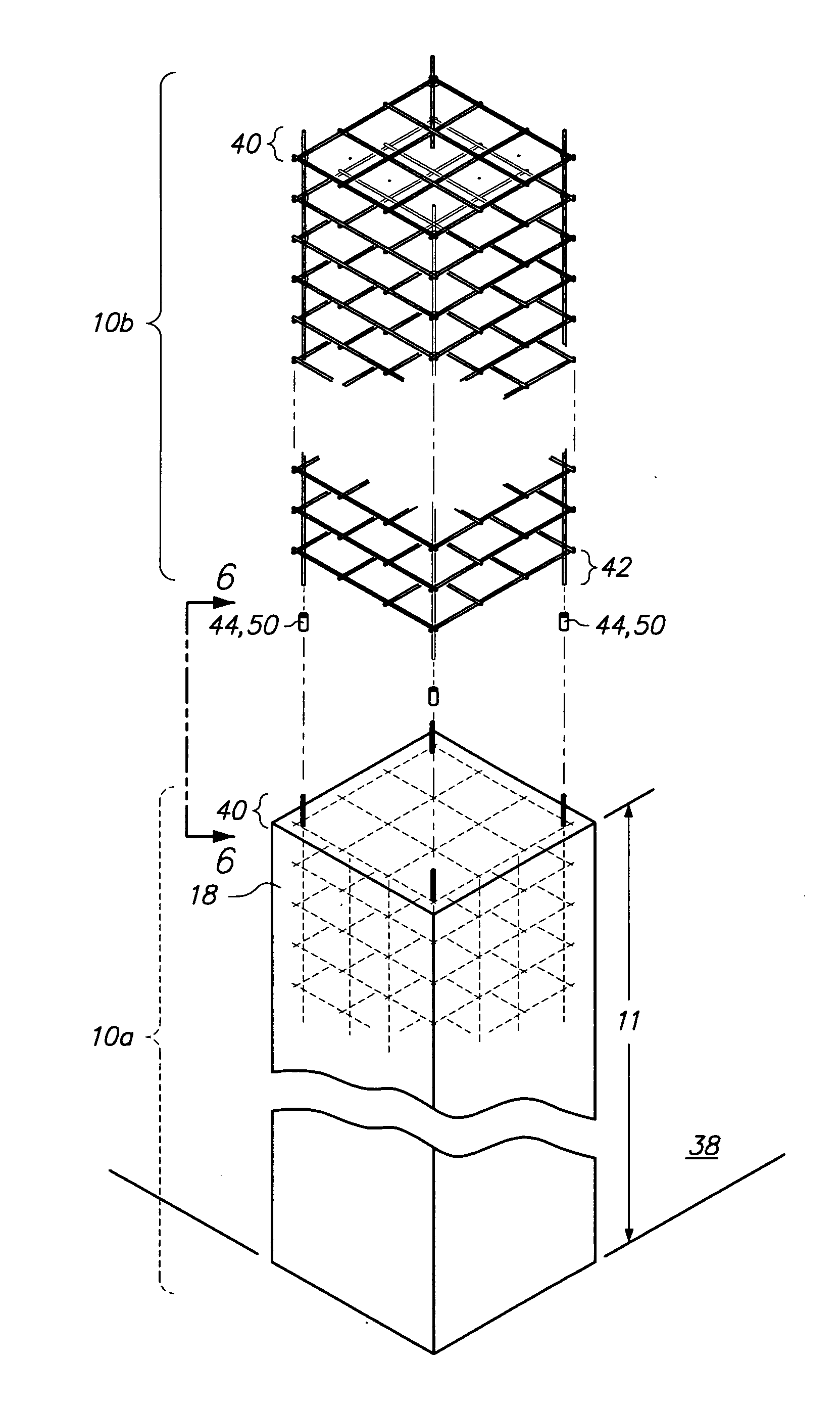 Pre-cast concrete column and method of fabrication