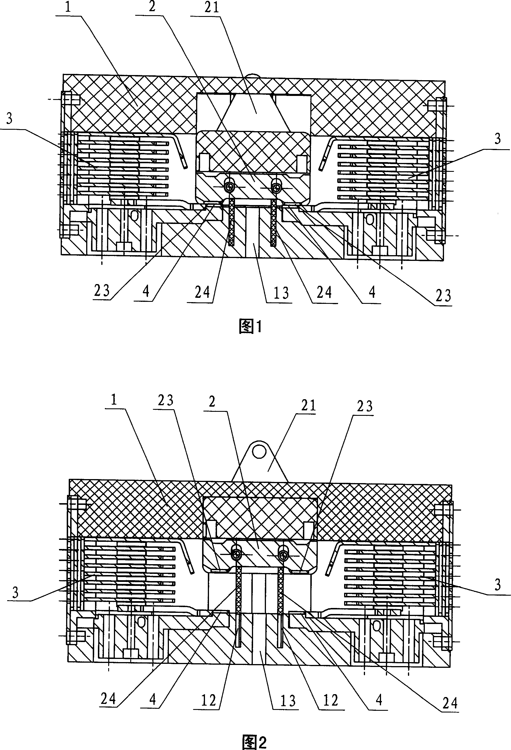 Dual-interruption point breaker