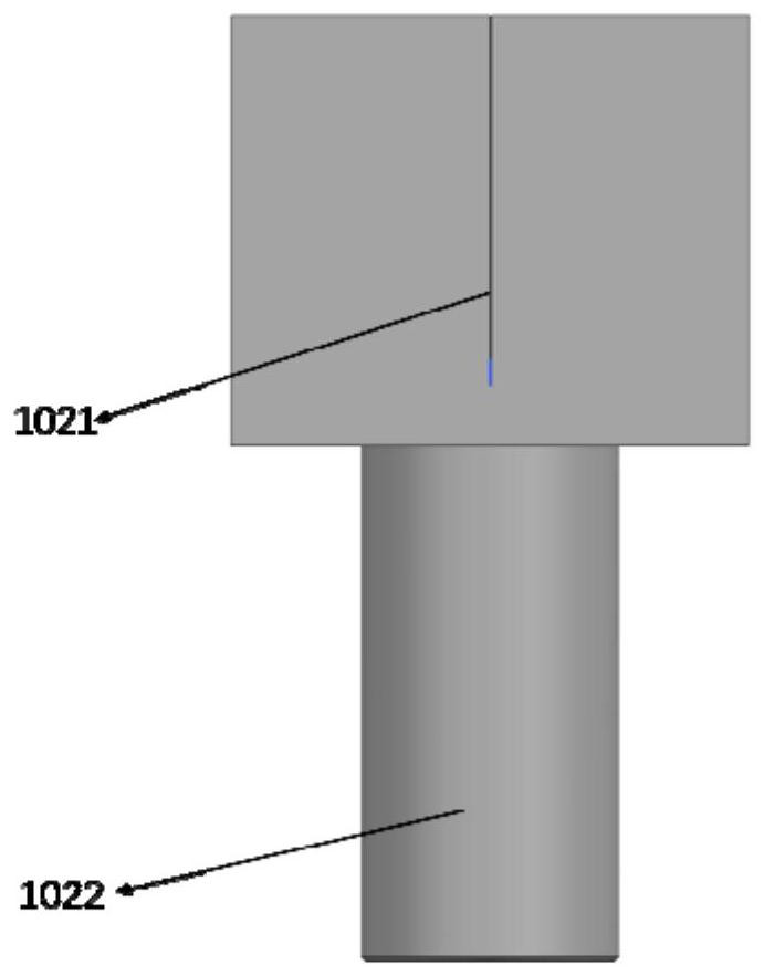 Slit adjusting and positioning device for prestressed high-pressure die winding and preparation method