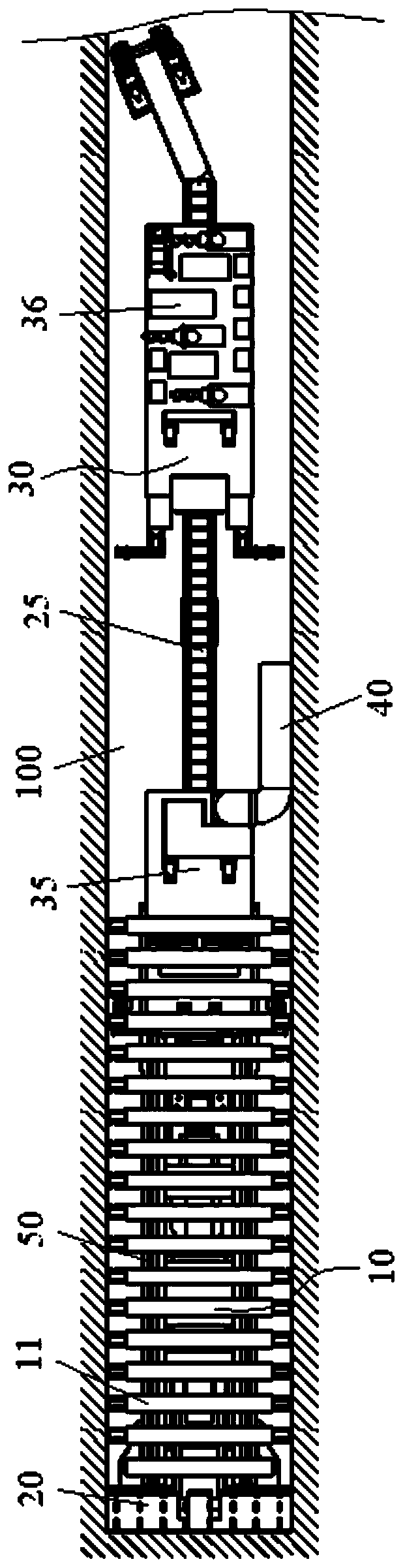 Rapid tunneling system and rapid tunneling method
