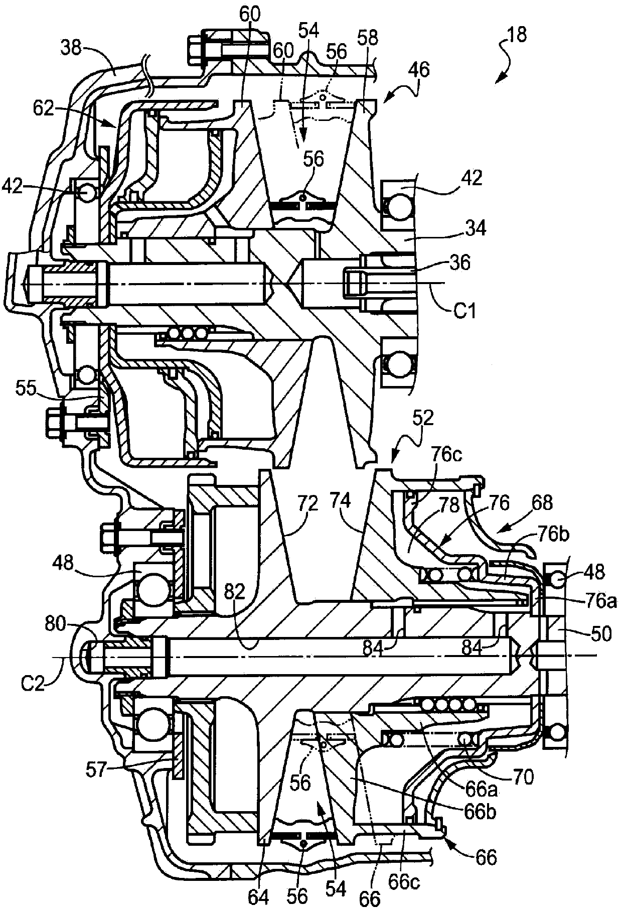 Belt type continuously variable transmission for vehicle