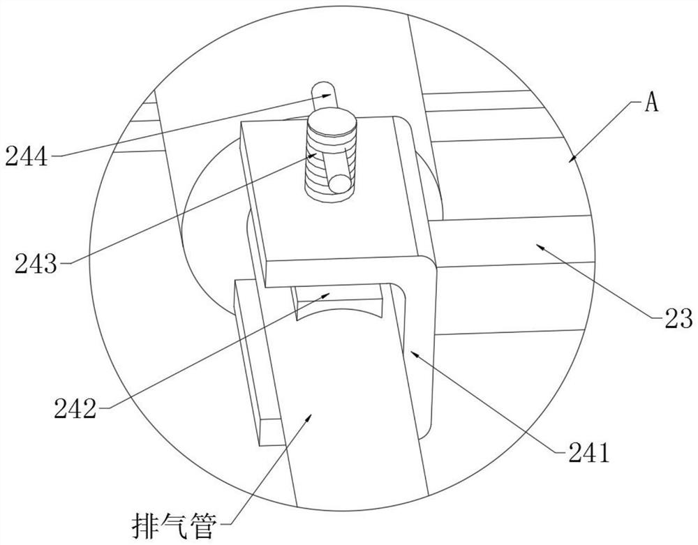 A welding fixture for automobile exhaust pipe manufacturing