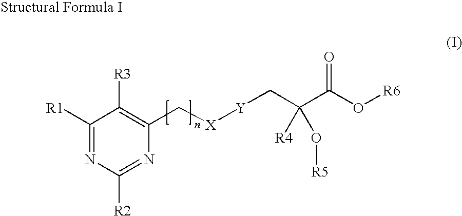 Pyrimidinyl-propionic acid derivatives and their use as PPAR agonists