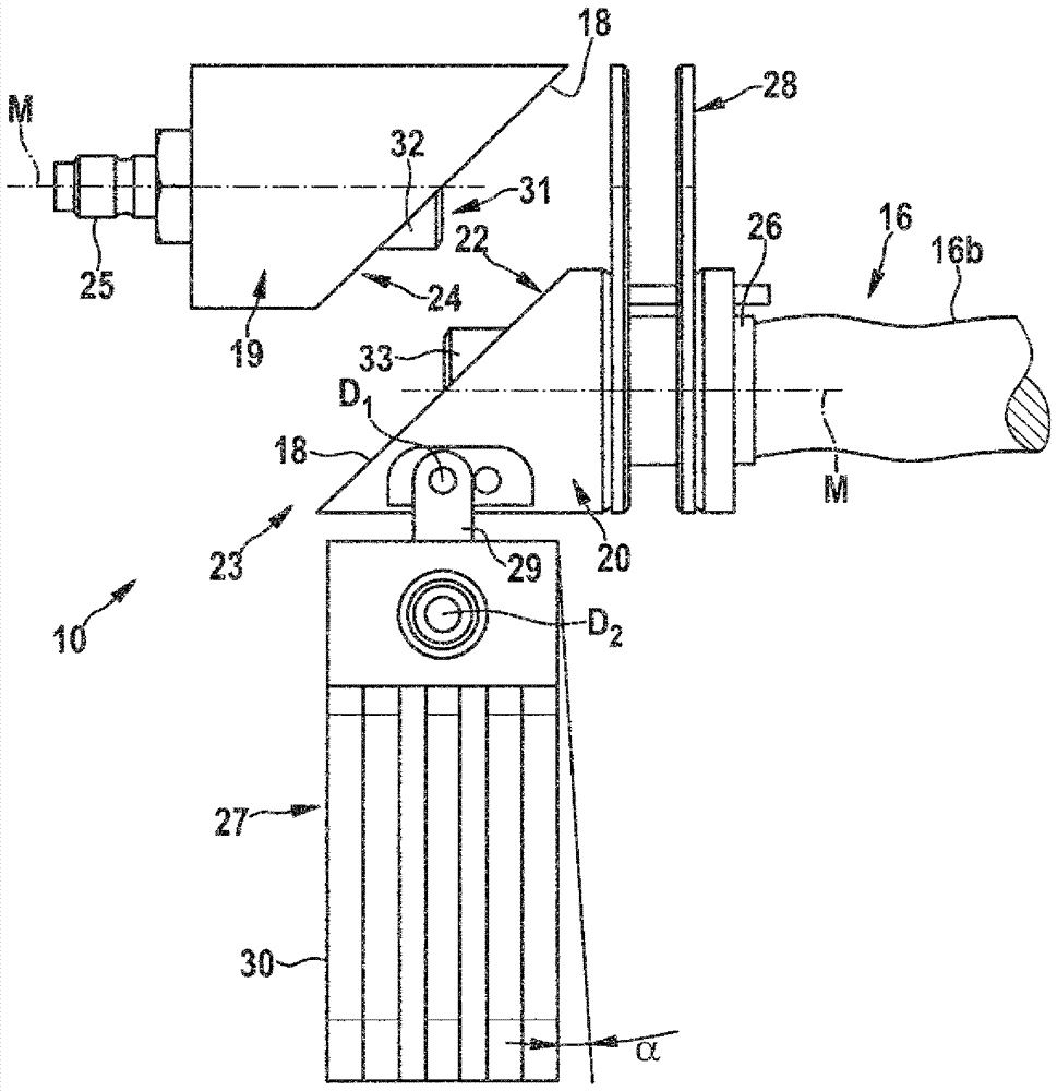Device for transferring rod-shaped products of the tobacco processing industry from a sending unit to a receiving unit