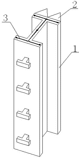 Sound barrier upright post and preparation method of sound barrier upright post
