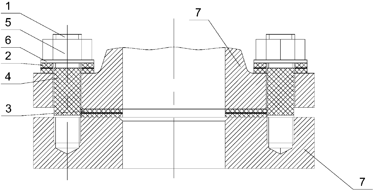 Special-shaped ship metal pipe system connecting corrosion prevention structure and construction method