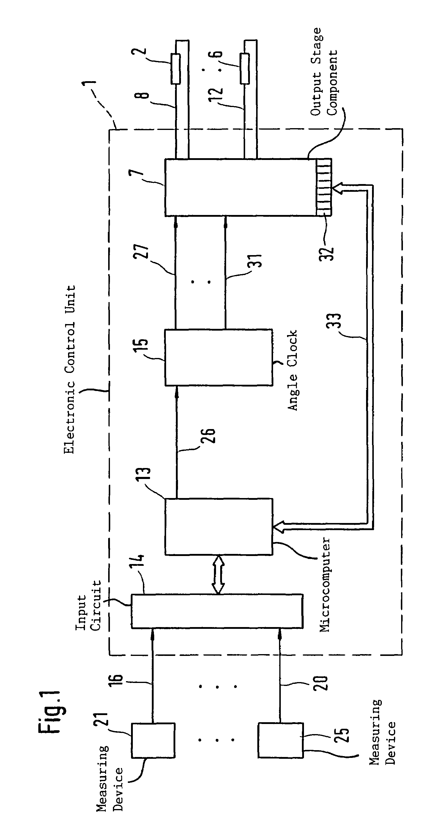 Method and arrangement for monitoring the drive of an actuator