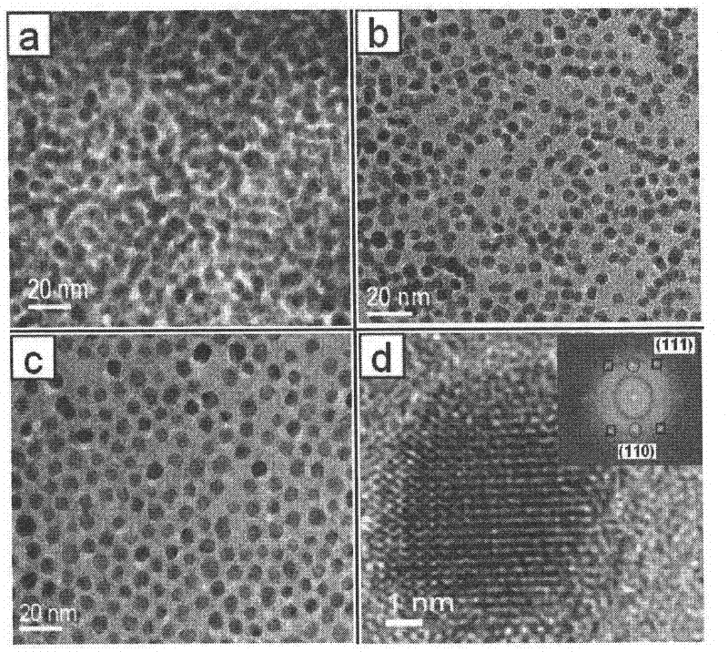 Method for preparing ordered magnetic nanoparticle composite film with super-high density