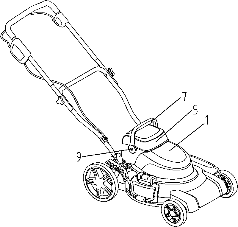 Electric lawn mower