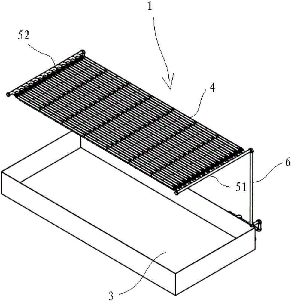 Water flow display device
