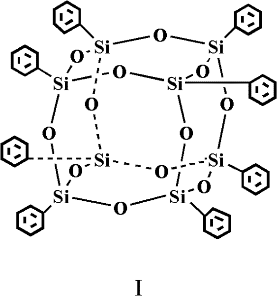 Preparation method of cage poly (phenylsilsequioxane)