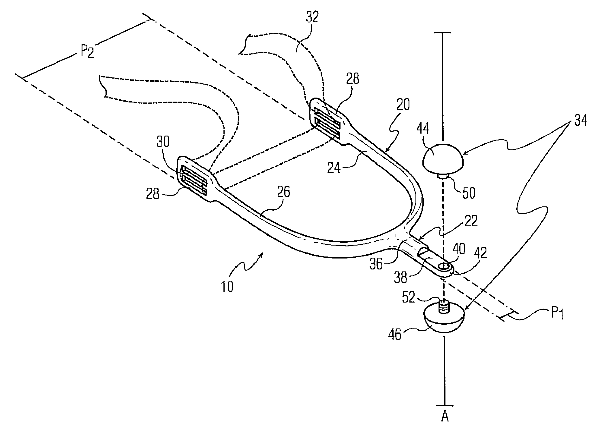 Spur with removable end piece