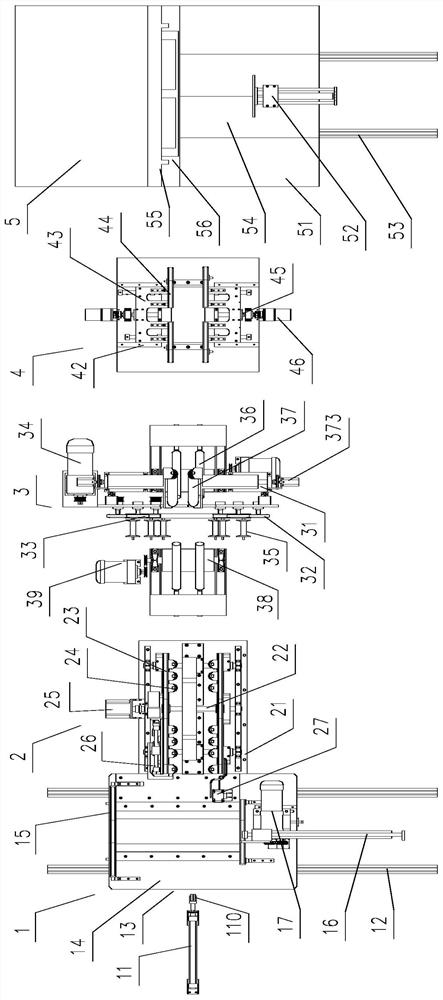 A device for automatic feeding, packaging, weighing and coding of coil materials