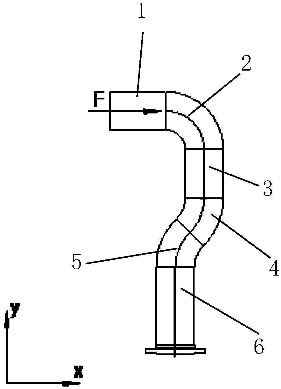 Device for lowering fluid pulsation impact
