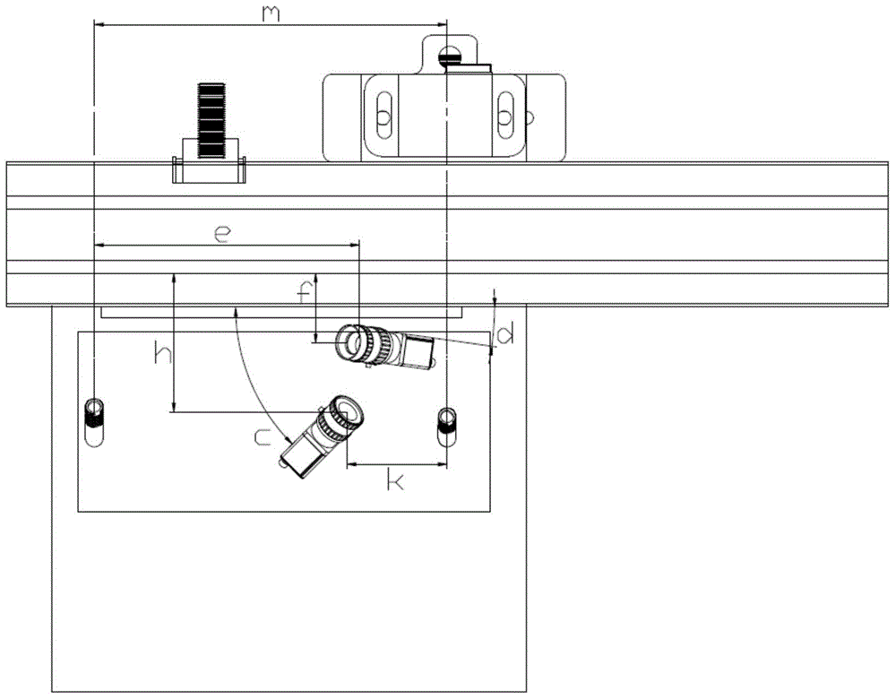 Device and method for dynamic measurement of railway wheel diameter