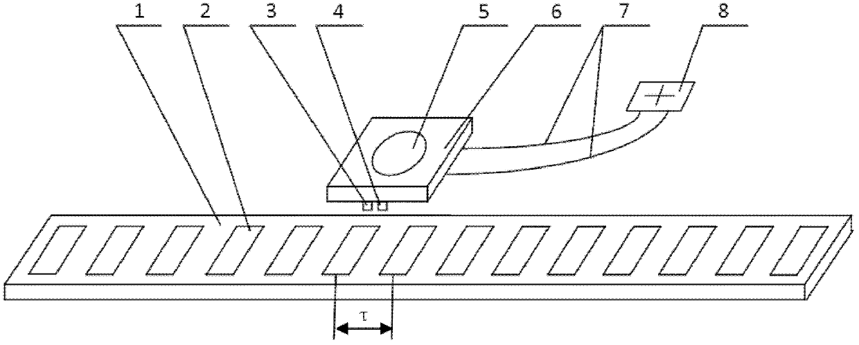 Motor rotor displacement measurement method