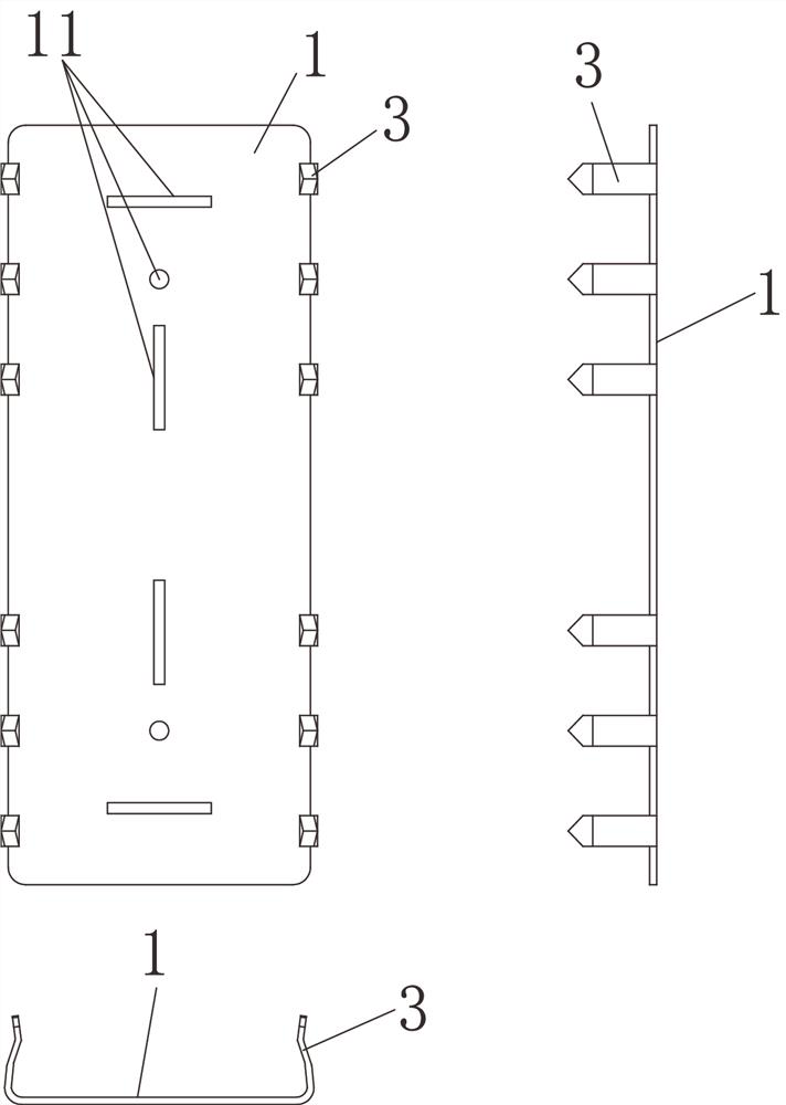 Decorative plate mounting positioning piece and method for mounting decorative plate by using decorative plate mounting positioning piece