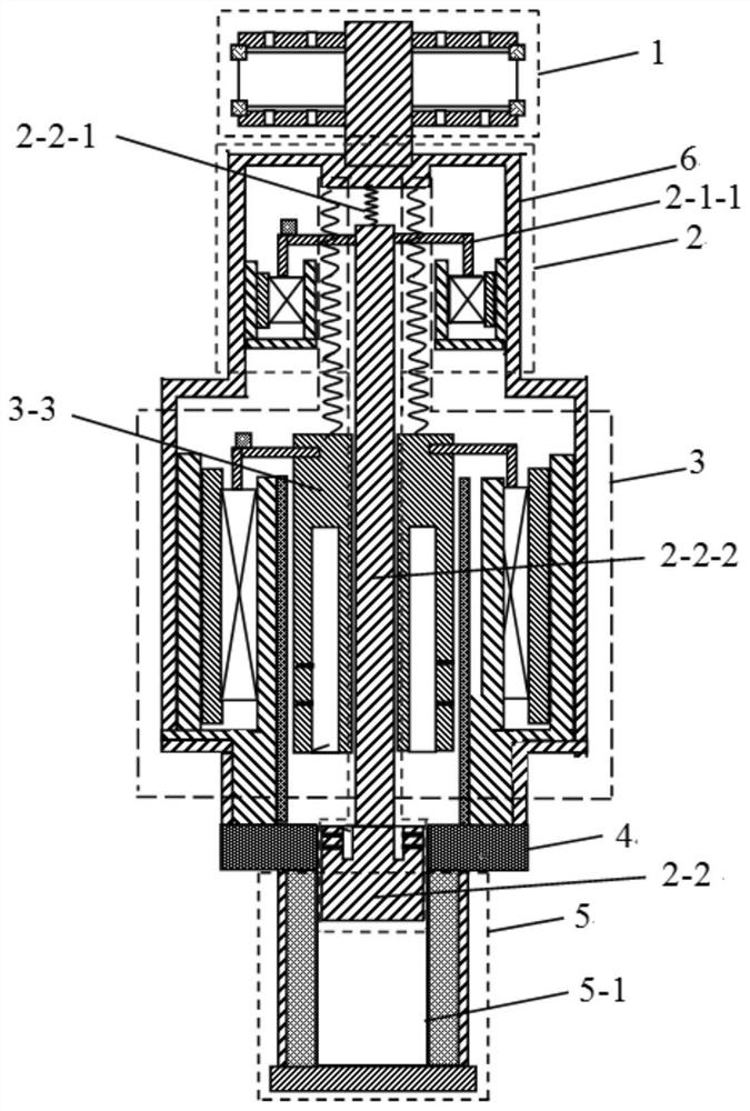 Active piston phase modulation and power recovery integrated pulse tube refrigerator supported by column spring