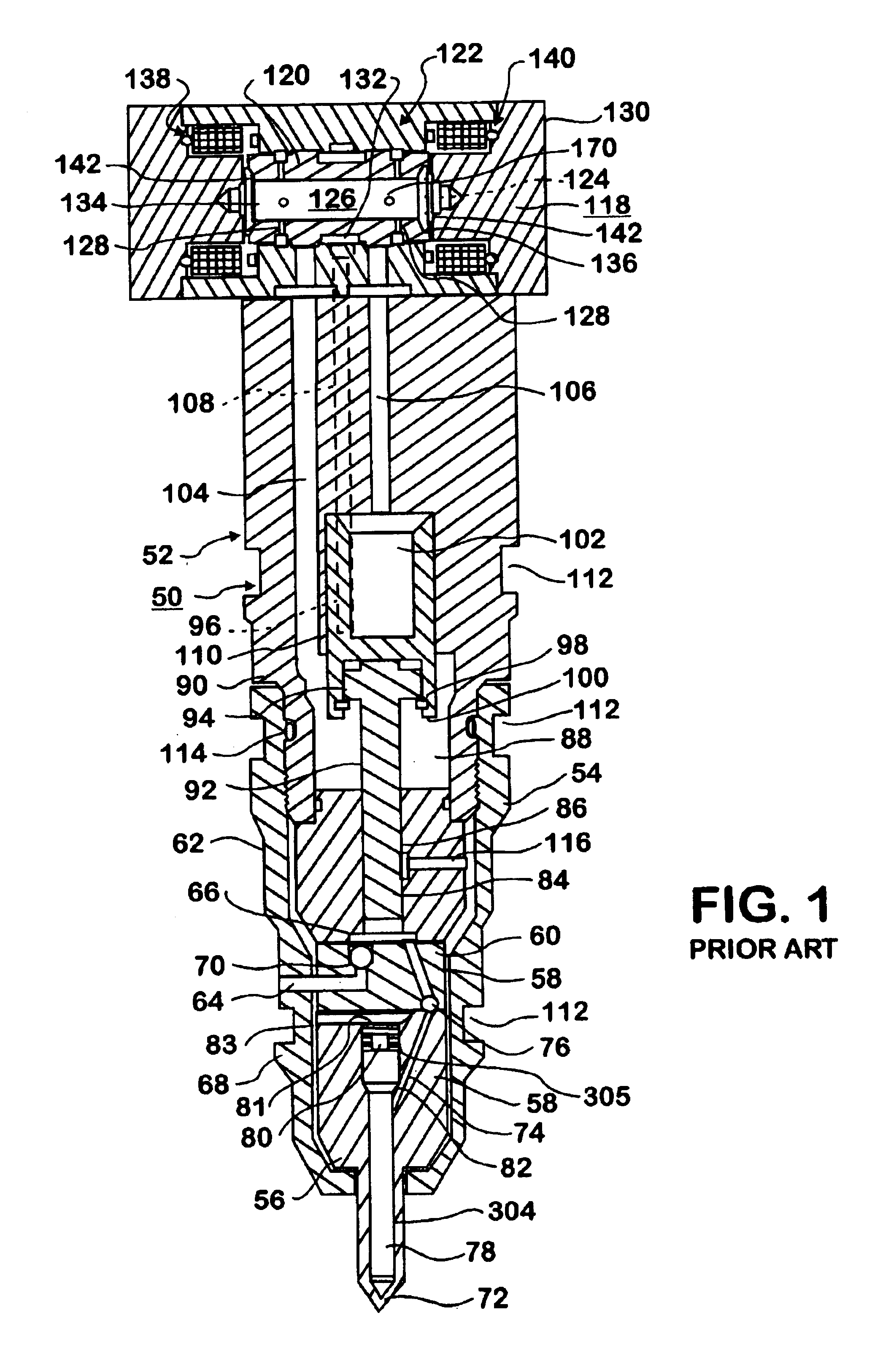 Fuel injector with dual control valve