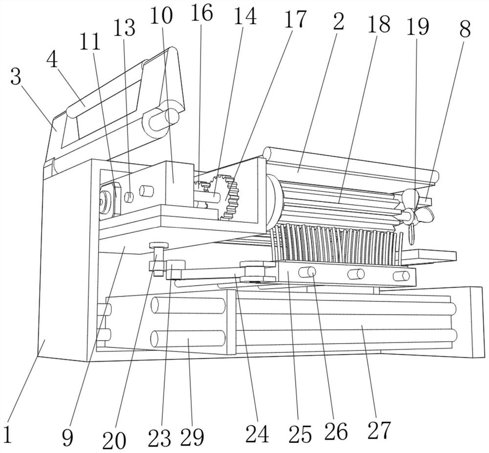 Integral machine room dust removal device with ventilation and deodorization functions and dust removal method