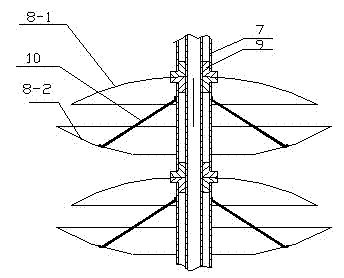 Adjustable stripping tower for soybean mixing oil precipitation