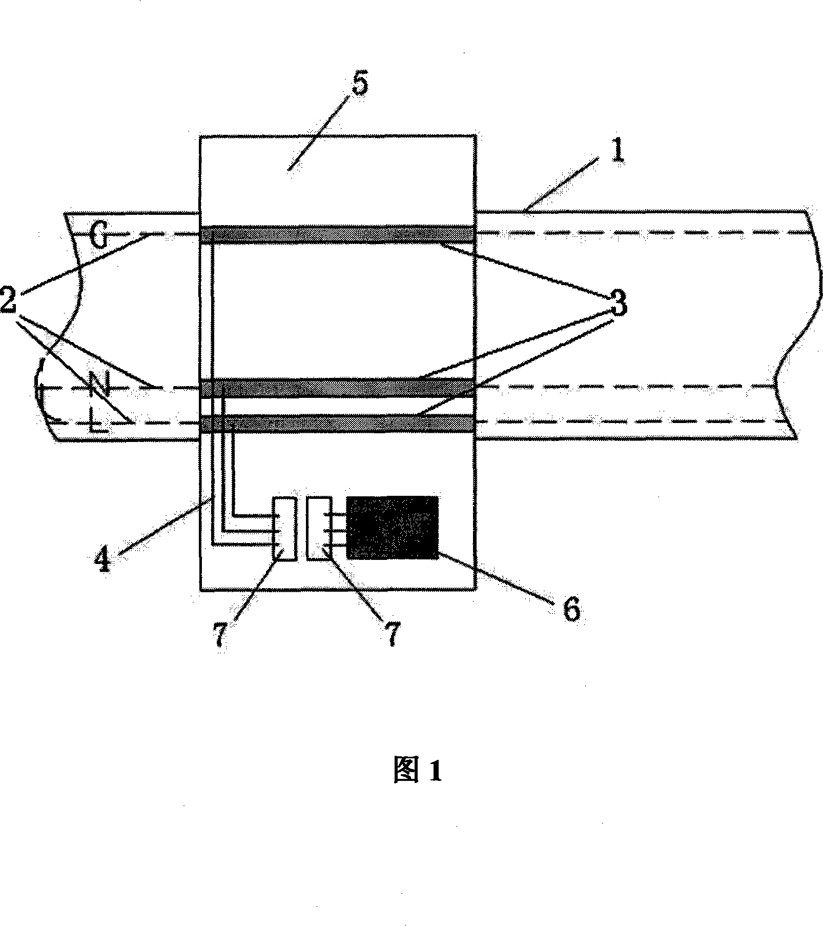 Detecting method of collector rail power supply quality