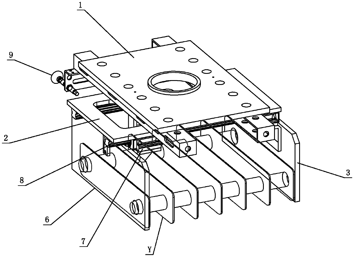 Robot clamp with clamping and material sucking functions